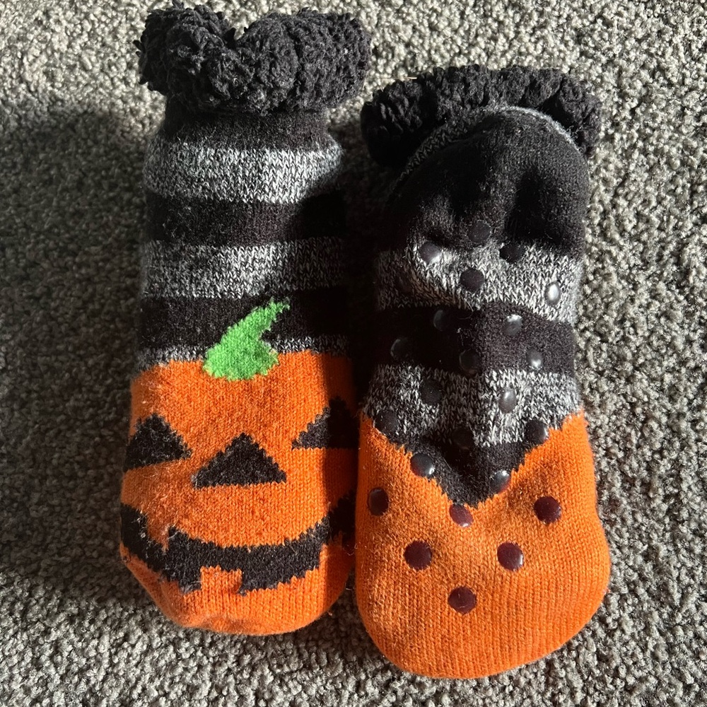 Halloween Pumpkin Kids Socks